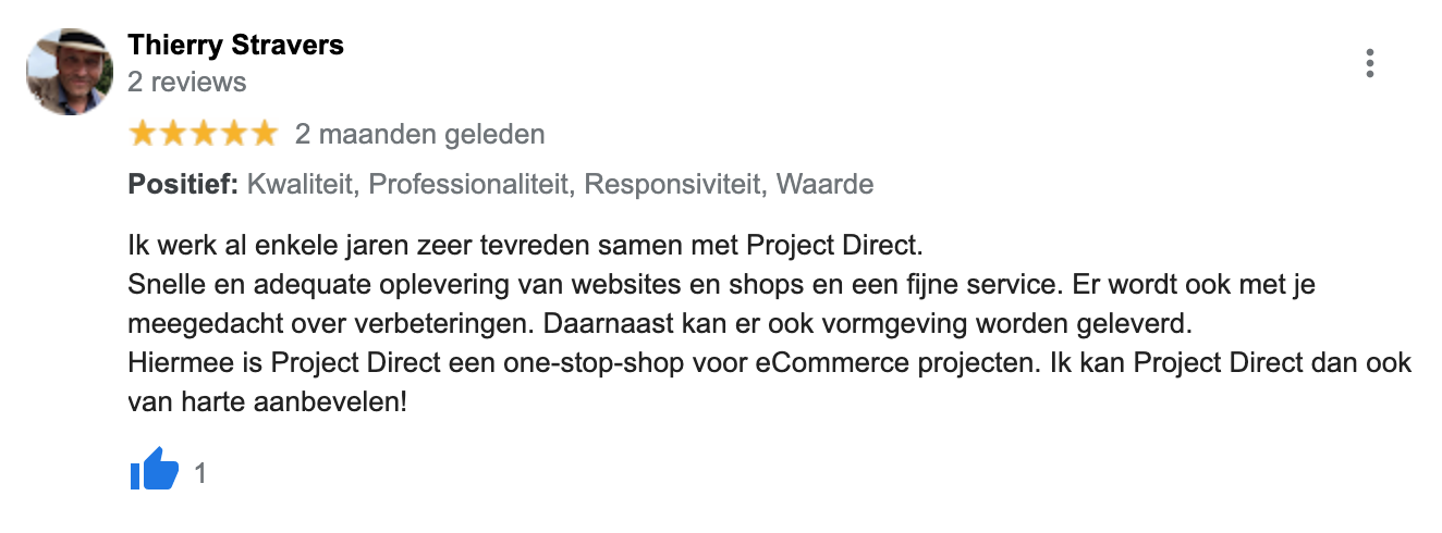 Project Direct | Resultaat gerichte WordPress webdesign dat werkt! 🚀